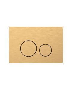 S line - Πλακέτα για εντοιχ. καζανάκι Brushed gold 15323