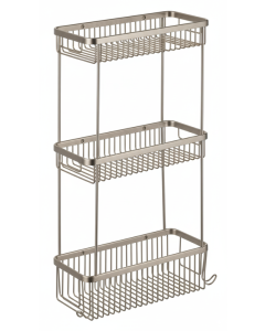 Τριπλή Γωνιακή Σπογγοθήκη Ματ Inox Bronze Art Σπογγοθήκες 1698-11-3