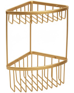 Σπογγοθήκη Γωνιακή Διπλή Χρυσό Bronze Art Σπογγοθήκες 16H8-20-2