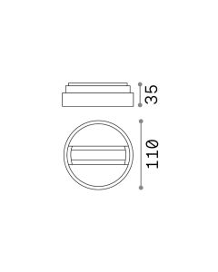 LINK 3-PHASE SINGLE CONNECTION ON-OFF BK Ideal Lux 170152