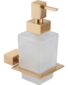 Ντισπένσερ Γυαλί Χρυσό Ματ Bronze Art Shelfy 18V1-G1-S