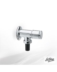 Χρονιζόμενο Εξωτερικό Φλουσόμετρο 3/4'' La Torre εντοιχισμένος διακόπτης Chrome 310/3-100