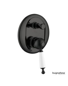 Μίκτης Εντοιχισμού 2 Εξόδων Oxford Black Matt 6372-400