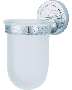 Ποτηροθήκη Γυαλί Χρώμιο Bronze Art Moon 2014-10