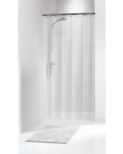 Tiles 180x200 white κουρτίνα μπάνιου πλαστική Sealskin Elemental  202591310