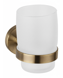 Ποτηροθήκη Γυαλί Αντικέ Bronze Art Inox304 2030-41