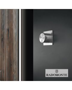 Εξωτερικό Τμήμα ΜΊκτη Εντοιχισμού 1 Εξόδου Aico Radomonte Brushed Inox AIC8-S
