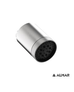 Κεφαλή Ντουζ με 3 τύπους ροών, Beam Multijet Φ10,2 Almar Inox Finish  E044286-110
