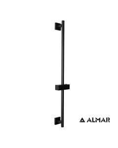Βέργα Ανάρτησης Τηλεφώνου Ντουζ Flute 70 εκ., Almar Black Matt E087008-400