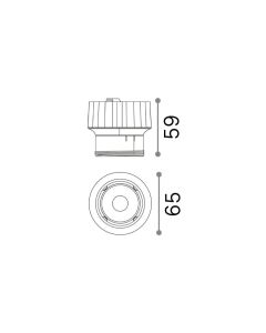 Χωνευτό Φωτιστικό DYNAMIC SOURCE 10W 4000K Ideal Lux 208565