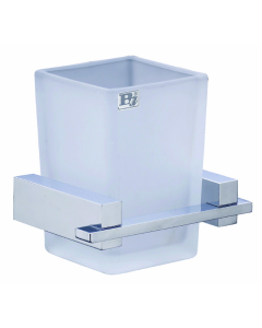 Ποτηροθήκη Γυαλί Χρώμιο Bronze Art Quattro 20X4-10