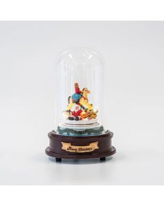 ΓΥΑΛΙΝΟΣ ΘΟΛΟΣ, ΜΕ ΑΛΟΓΟ ΚΑΙ ΠΑΙΔΑΚΙ ΣΤΟ ΕΣΩΤΕΡΙΚΟ ΤΟΥ, ΜΠΑΤΑΡΙΑΣ, ΜΕ ΜΟΥΣΙΚΗ ΚΑΙ ΚΙΝΗΣΗ, 13,5x13,5x20cm Eurolamp 600-45816