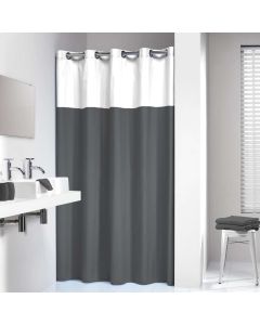 Double 180x200 grey κουρτίνα μπάνιου υφασμάτινη Sealskin 233521314