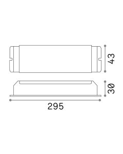 Driver LED Τροφοδοτικό DALI/PUSH 080W 24Vdc Ideal Lux 244563