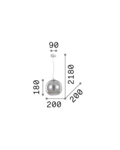 NEMO SP1 D20 CROMO Ideal Lux 250304
