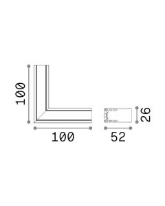 ACCESSORI EGO HIGH GIUNTO A L ON-OFF NE Ideal Lux 258140