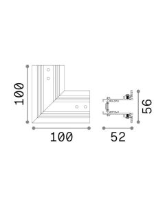 ACCESSORI EGO RECESSED GIUNTO A L ON-OFF NE Ideal Lux 258232