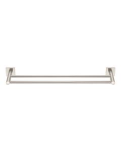 Πετσετοθήκη Διπλή 60 εκ.  Sanco Iconic Brushed Nickel 26705-A73