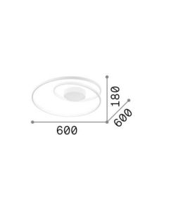OZ PL ON-OFF NERO 3000K Ideal Lux 269412