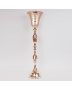ΒΑΖΟ ΜΕΤΑΛΛΙΚΟ ΧΡΥΣΟ 12x14x47cm Eurolamp 752-22061