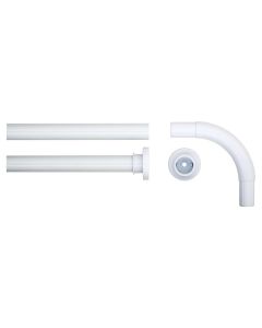 90x90 Ø 28 mm white βραχίονας μπάνιου γωνιακός Sealskin  276666210