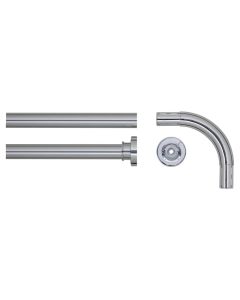 90x90 Ø 28 mm chrome βραχίονας μπάνιου γωνιακός Sealskin 276666218