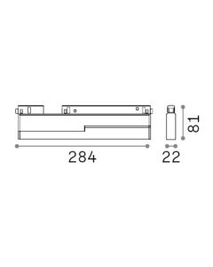 EGO FLEXIBLE WIDE 07W 3000K DALI WH Ideal Lux 286129
