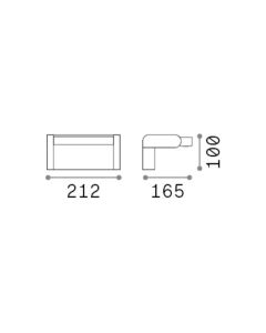 Απλίκα SWIPE AP Μαύρο Ideal Lux 287706