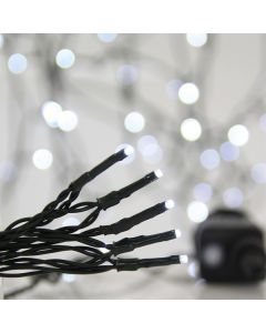 ΣΕΙΡΑ, 700 LED 3mm, 31V ΜΕΤΑΣΧΗΜΑΤΙΣΤΗ, 8 ΠΡΟΓΡΑΜΜΑΤΑ & ΜΝΗΜΗ, ΠΡΑΣΙΝΟ PVC ΚΑΛΩΔΙΟ, ΛΕΥΚΟ LED, ΑΝΑ 5cm, ΠΡΟΕΚΤΑΣΗ ΠΑΡΟΧΗΣ 3m, ΙΡ44 Eurolamp 600-13460