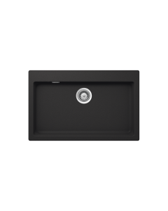 Νεροχύτης Ένθετος 79*50 εκ.Γρανίτης Nero Schock Cristalite Manhattan 30080-1401