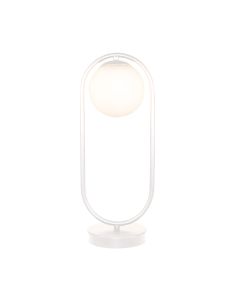 InLight Επιτραπέζιο φωτιστικό σε λευκή απόχρωση και λευκή οπαλίνα 1XG9 D:40cm 3041-WH