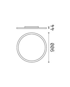 FLY SLIM PL D90 4000K Ideal Lux 306698