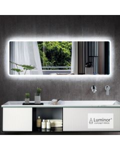 Καθρέπτης Μπάνιου ADAGIO 140x70 με σύνδεση Bluetooth για Μουσική Luminor ADA14070