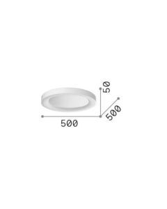 Φωτιστικό Οροφής PLANET PL D50 Μαύρο Ideal Lux 328157