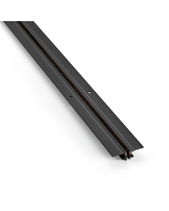 Γραμμικό Σύστημα Φωτισμού DEVA RECESSED EASY BINARIO 1 MT Μαύρο Ideal Lux 332499