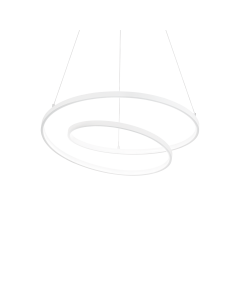 Κρεμαστό Φωτιστικό OZ SP D060 ON-OFF Λευκό 2700K Ideal Lux 342344