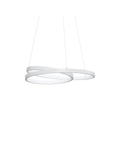 Κρεμαστό Φωτιστικό OZ SP D040 ON-OFF Λευκό 3000K Ideal Lux 352435