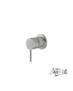 Μίκτης Εντοιχισμού 1 Εξόδου Elle316 La Torre Brushed Inox 35300-111