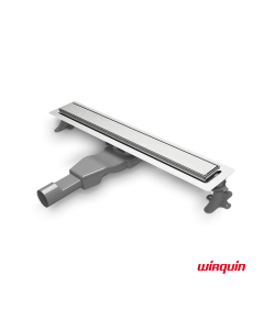 Επιδαπέδιο Κανάλι Ντουζιέρας Flat Linear 60cm, Wirquin FL600