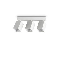 Φωτιστικό Οροφής DYNAMITE PL3 LINEAR SQUARE Λευκό Ideal Lux 367415