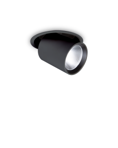 Χωνευτό Φωτιστικό NOVA FI 20W 4000K Μαύρο Ideal Lux 370187