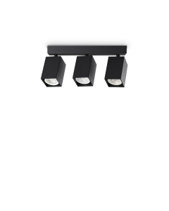 Φωτιστικό Οροφής DYNAMITE PL3 LINEAR SQUARE Μαύρο Ideal Lux 371276