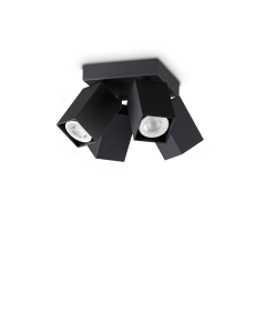 Φωτιστικό Οροφής DYNAMITE PL4 SQUARE Μαύρο Ideal Lux 371313