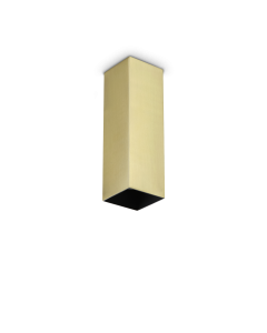 Φωτιστικό Οροφής LOOK PL1 SQUARE D60 H200 Ορείχαλκος Ideal Lux 371504