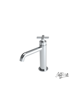 Μπαταρία Νιπτήρα με Βαλβίδα Clic-Clac Εlle Cross La Torre Chrome 38004-100