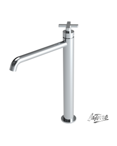 Μπαταρία Νιπτήρα Υψηλή με Βαλβίδα Clic-Clac Εlle Cross La Torre Chrome 38016-100