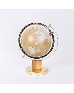 ΥΔΡΟΓΕΙΟΣ ΜΕΤΑΛΛΙΚΗ ΧΡΥΣΗ 23x23x35cm Eurolamp 752-19025