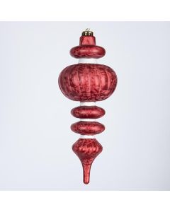 ΠΛΑΣΤΙΚΟ ΣΤΟΛΙΔΙ, ΑΣΠΡΟ ΚΟΚΚΙΝΟ, 31cm Eurolamp 600-46427