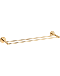 Πετσετοθήκη Διπλή Χρυσό Bronze Art Inox304 4230-20