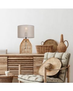 Φωτιστικό Επιτραπέζιο Μπεζ Mallonca Viokef 4304300